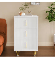 Bedside Table 2/3 Drawers Cabinet Bedroom Furniture Storage Nightstand Shelf