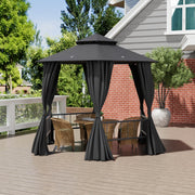 Aluminium Pergola Outdoor Garden Gazebos Summer Gazebo Large Canopy Patio Awning