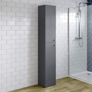 Bathroom Cabinet Cupboard Tall Free Standing Tallboy Storage Furniture 1900mm