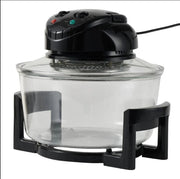 Halogen Oven Air Fryer For Home 60 Minute Timer & Extender Ring - 12L/1400W UK;