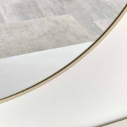 Large Round Champagne Gold Wall Mirror 80cm x 80cm modern minimal decor