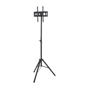 Heavy Duty Floor Tripod TV Stand, Height Adjustable TV Mount for 26‑55