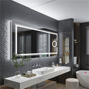 Oversized Bathroom Mirror LED Lighted Wall Mirror with Demister Exclusive Design