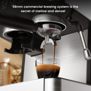 15 Bar Automatic Bean-to-Cup Coffee Machine Built-in Grinder 58mm Coffee Maker