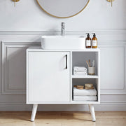 Under Sink Cabinet Bathroom Basin Unit Cupboard Storage Furniture & Shelf Aqbzjs