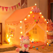 Childrens Kids Pop Up Play Tent Girls Playhouse Indoor Outdoor Princess Castle
