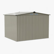 Garden Shed Apex Roof 8X6FT Metal With Free Foundation Base Tools Storage House