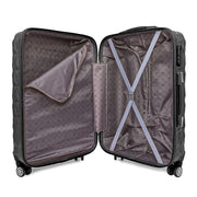 Hard Shell PC+ABS Cabin Suitcase 4 Wheel Travel Luggage Trolley Lightweight Case