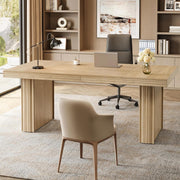 63 Inch Modern Executive Desk Large Wooden Office Computer Desk Writing Table