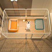 6Panel Dog Pet Puppy Playpen Metal Indoor Outdoor Dog Fence for Small Medium Dog