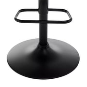 2 LARGE BAR STOOLS PLUSH SEAT GAS LIFT SWIVEL BREAKFAST KITCHEN BAR LARGE SEAT