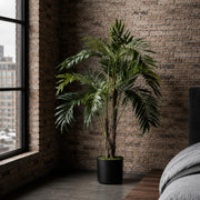 Artificial Leaf Palm Tree 120cm Green Realistic Faux Indoor Home Office Decor