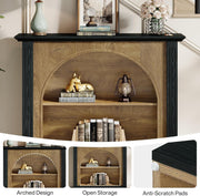 3-Tier Modern Console Table 43.3-Inch Entryway Table with Storage for Hallway