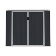 Garden Storage Shed Bike Metal Pent Tool House Galvanized Steel Storage Chest