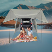 Portable Car Tent Attachment For Camping Waterproof Car Awning Outdoor Tent New