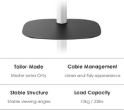 FITUEYES FT48 FT48 Pro TV Stand Shelf AV Media Shelf 10kg Capacity