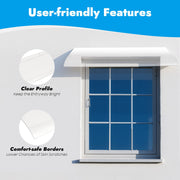 Door Canopy Awning Shelter Front Back Porch Outdoor Shade Patio Roof Rain Cover