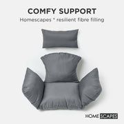 Egg Chair Cushion, Waterproof Hanging Swing Chair Cushion for Indoor & Outdoor