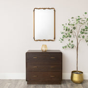 Antique Gold Ornate Framed Wall Decorative Mirror - 90cm x 60cm