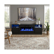Fireplace TV Stand Metro Lane 178cm Wide with Closed Media Storage