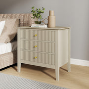 Large 6 Drawer Chest Of Drawers and Pair Of Bedside Tables - Hales Taupe Range
