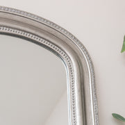 Full Length Foiled Silver Leaner & Wall Mirror - 47cm x 142cm
