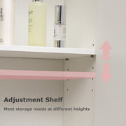 Bathroom Cabinet Cupboard Tall Free Standing Tallboy Storage Furniture 1900mm