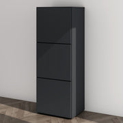 Shoe Storage Cabinet Wooden Shoe Rack Space-saving 3 Units 6 Tiers Many Colors
