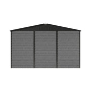 10x8ft Metal Garden Shed Large Outdoor Storage Tool Shed With Free Foundation