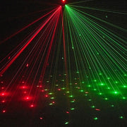Disco Bar Rotating Stage Lights Moving Head Party Light Laser Beam Strobe Remote
