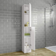 Bathroom Cabinet Cupboard Tall Free Standing Tallboy Storage Furniture 1900mm