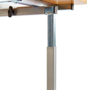 Tilting Over Bed & Chair Table Adjustable Height & Width with Lockable Castors