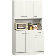 Freestanding Kitchen Cupboard, Storage Cabinet with Doors Refurbished