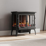 2000W Electric Fireplace Realistic Log Burning Flame Effect Stove Fire Heater UK