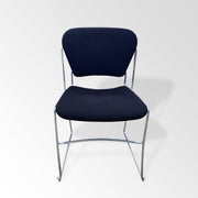 Office Conference Waiting Reception Visitor Stackable Stacking Chair BLACK ISO 9