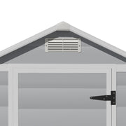 PLASTIC SHED OUTDOOR STORAGE SHEDS UTILITY HOUSE GARDEN TOOLS BOX LOCKABLE 4X3FT