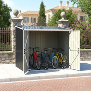 Outdoor Lockable Bicycle Shed Bike Storage Tools Box Garden 4 3 Bicycles Parking