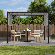 Outdoor Pergola Garden Awning Gazebo Canopy Party Barbecue Shelter Furniture