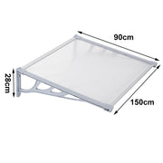 Door Canopy Awning Shelter Outdoor Patio Porch Front Back Window Roof Rain Cover
