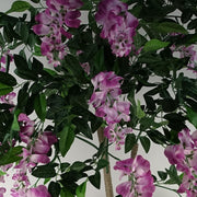 Artificial Light Pink Wisteria Tree 150cm Realistic Faux Indoor Home Office
