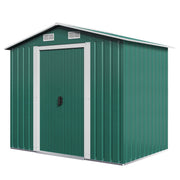 Metal Garden Shed 6X4ft Outdoor Garden Storage Shed w/ Double Sliding Door