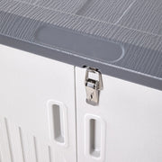 975L Garden Storage Utility Cushion Box Outdoor Waterproof Chest Shed with Base