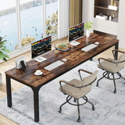 78.7-Inch Extra Long Computer Desk 2 Person Desk Double Desk for Home Office