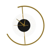 Dimmable LED Wall Lights 3 Colors Round Clock Wall Lamp Bedroom Living Room Lamp