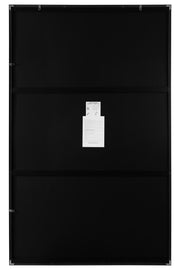 Large Black Edged Aluminium Wall Leaner Mirror 68