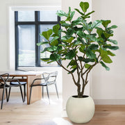 Artificial Faux Fig Tree CGH 8ft / 240cm Indoor Potted Plant Planter Green