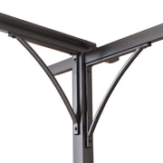 3.5x3.5M Pergola Gazebo Backyard Porch Awning Retractable Canopy Refurbished