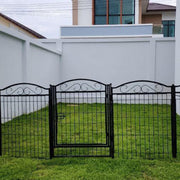 Indoor/Outdoor Pet Dog Pen Puppy Playpen Garden Enclosure Run Cage Metal Barrier