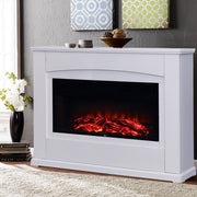 Insert Complete Fireplace Remote Control Electric Fire Surround & Hearth Set 48