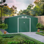 Metal Shed Outdoor Garden Storage 7x4 - 11x14 Apex Roof Galvanised Steel Ranger